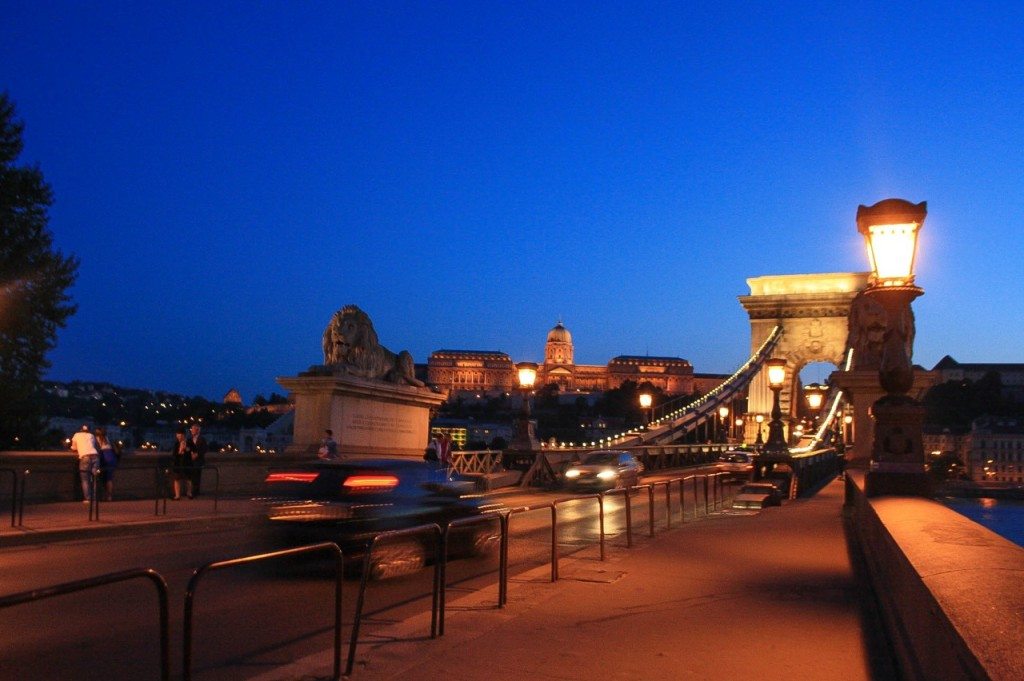 Budapest night lights